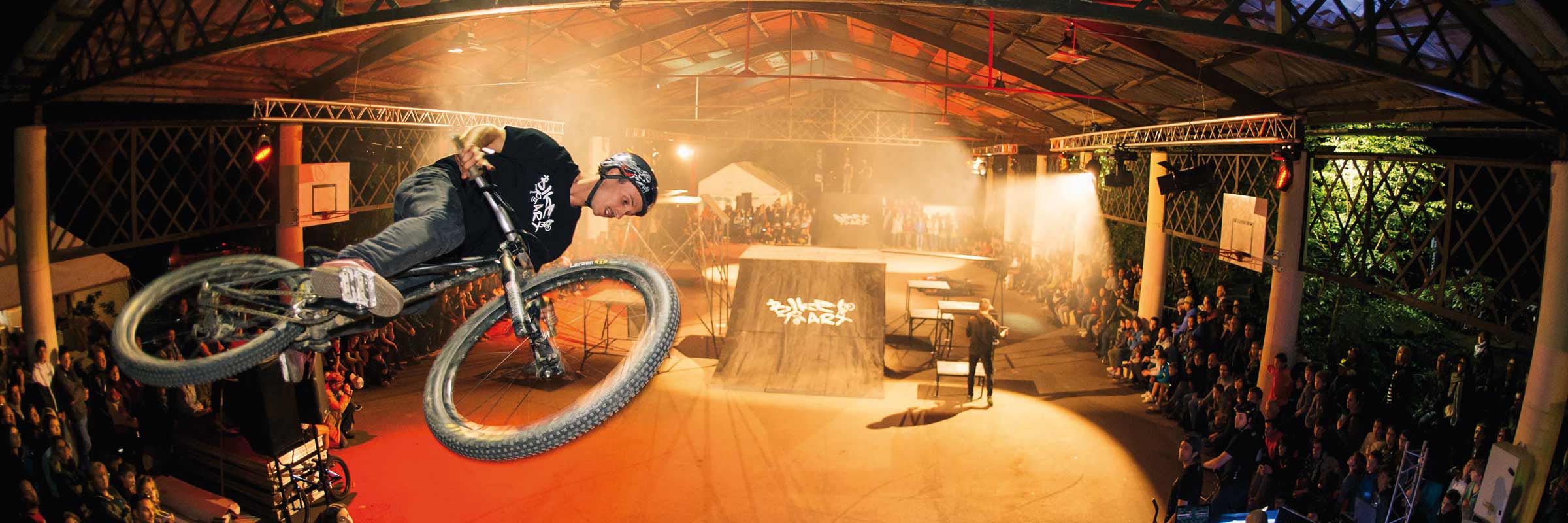 show, spectacle, animation, bike art