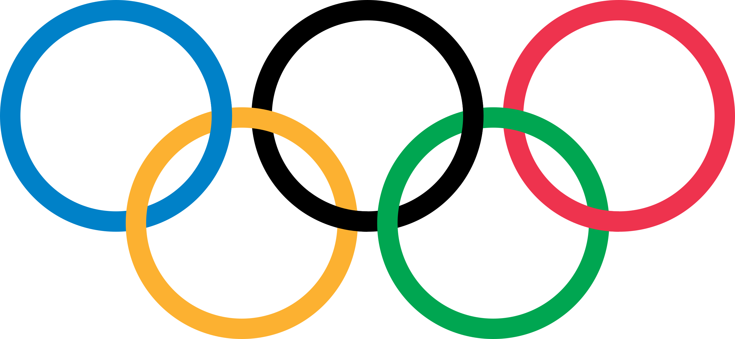 olympic rings without rims.svg